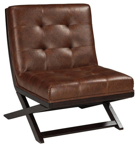 Sidewinder Brown Accent Chair - Ella Furniture
