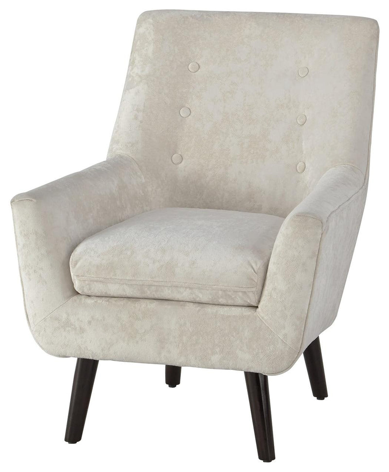 Zossen Ivory Accent Chair - Ella Furniture