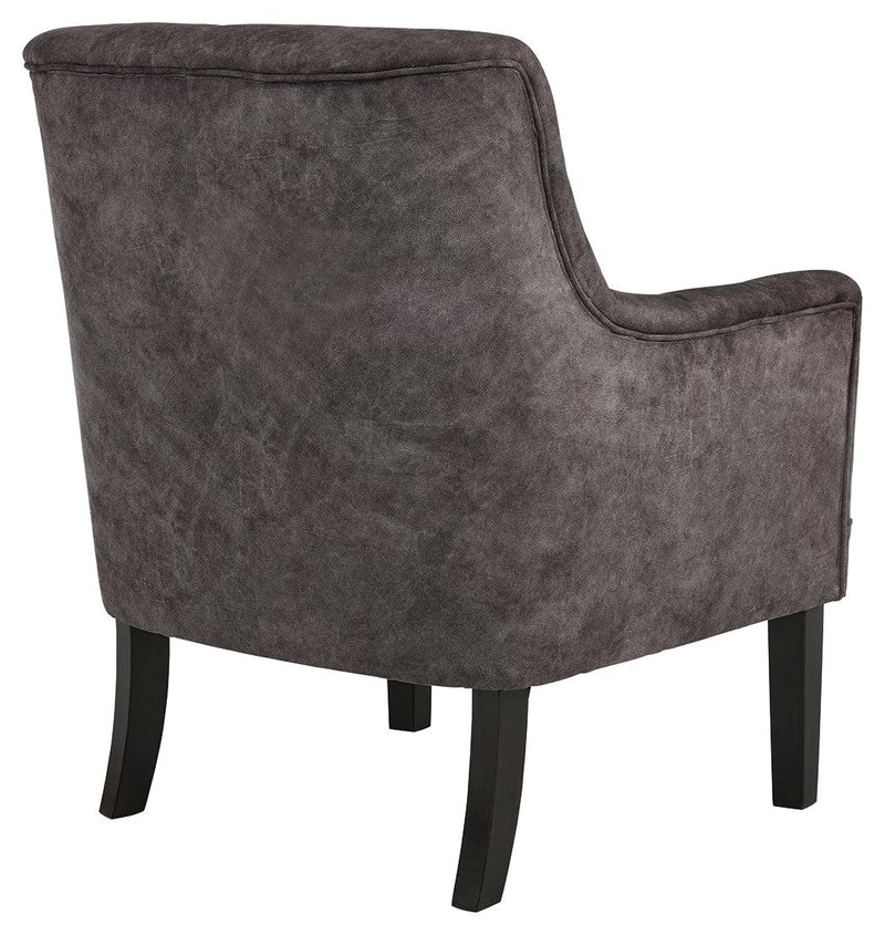 Drakelle Charcoal Gray Accent Chair - Ella Furniture