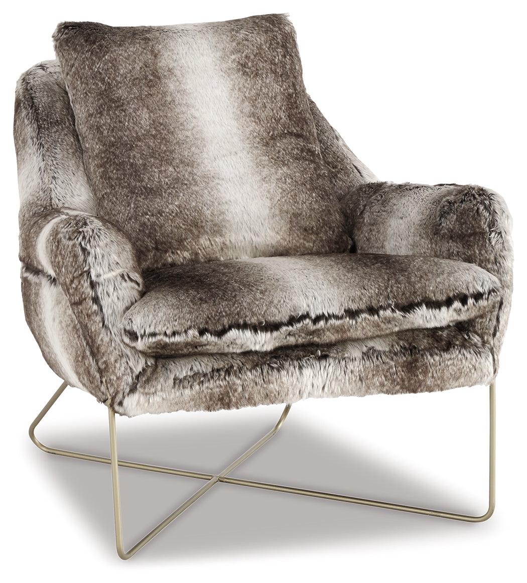 Wildau Gray Accent Chair - Ella Furniture
