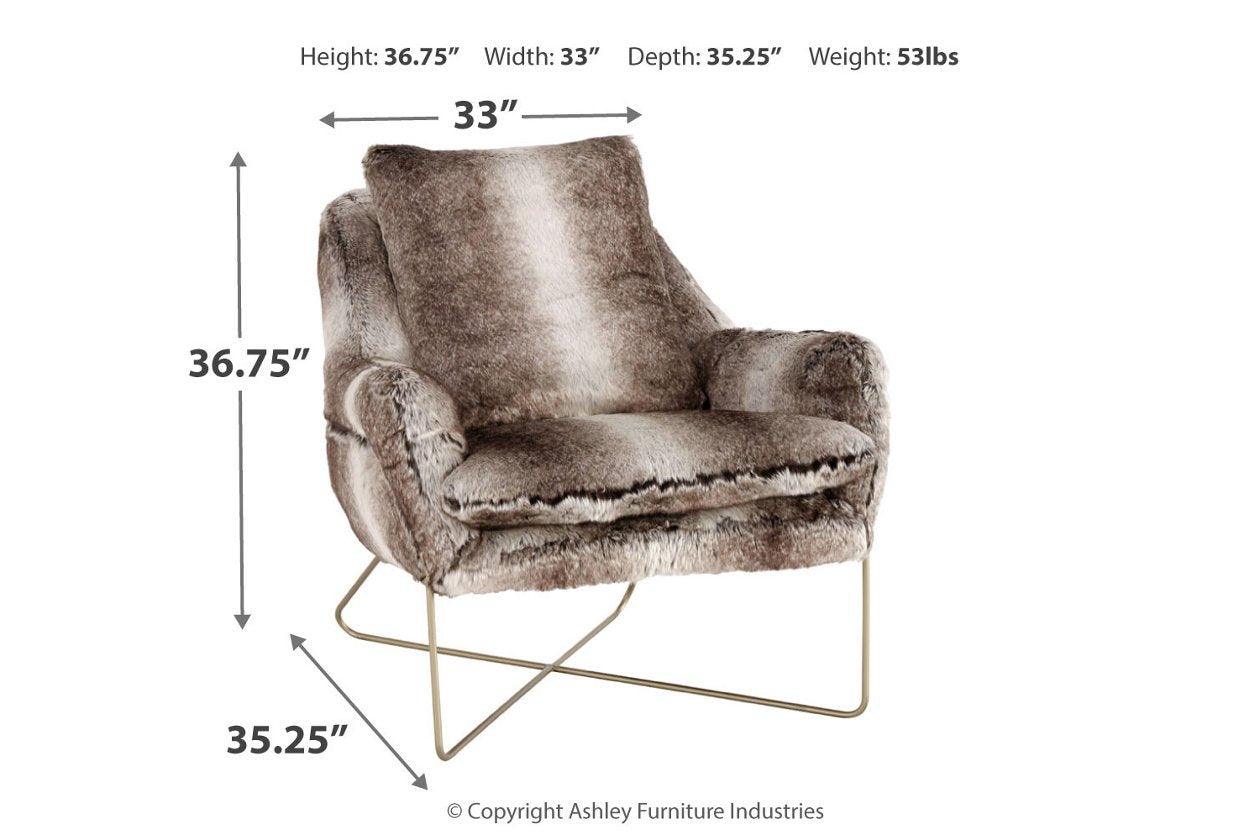 Wildau Gray Accent Chair - Ella Furniture