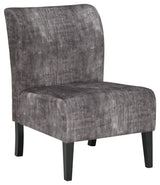 Triptis Charcoal Accent Chair - Ella Furniture