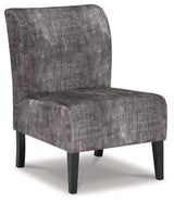 Triptis Charcoal Accent Chair - Ella Furniture