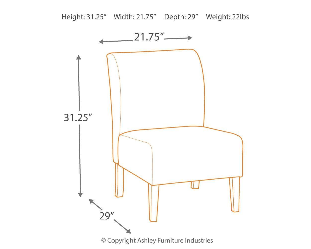 Triptis Moonstone Accent Chair - Ella Furniture