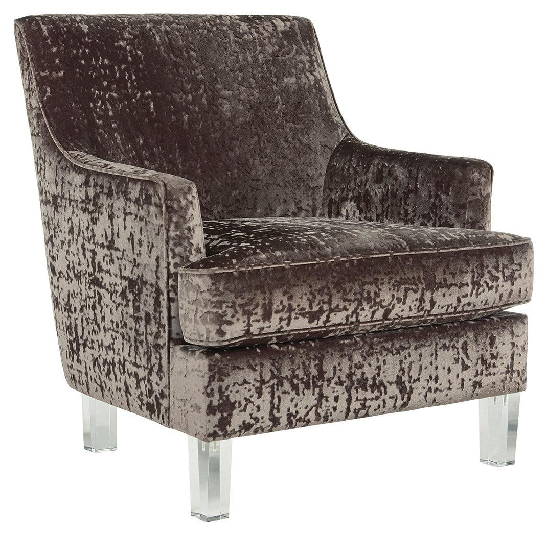 Gloriann Charcoal Accent Chair - Ella Furniture