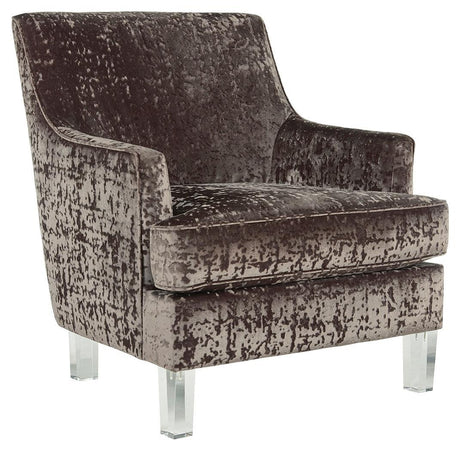 Gloriann Charcoal Accent Chair - Ella Furniture