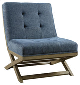 Sidewinder Blue Accent Chair - Ella Furniture