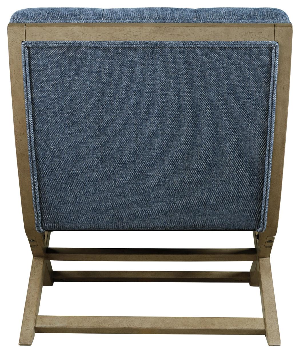 Sidewinder Blue Accent Chair - Ella Furniture