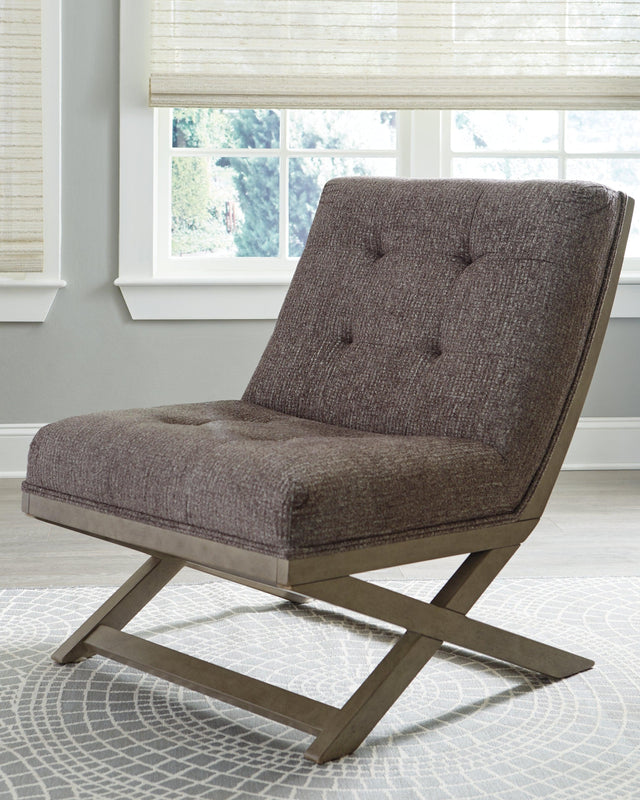 Sidewinder Taupe Accent Chair - Ella Furniture