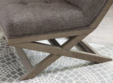 Sidewinder Taupe Accent Chair - Ella Furniture