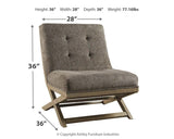 Sidewinder Taupe Accent Chair - Ella Furniture