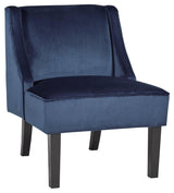 Janesley Navy Accent Chair - Ella Furniture