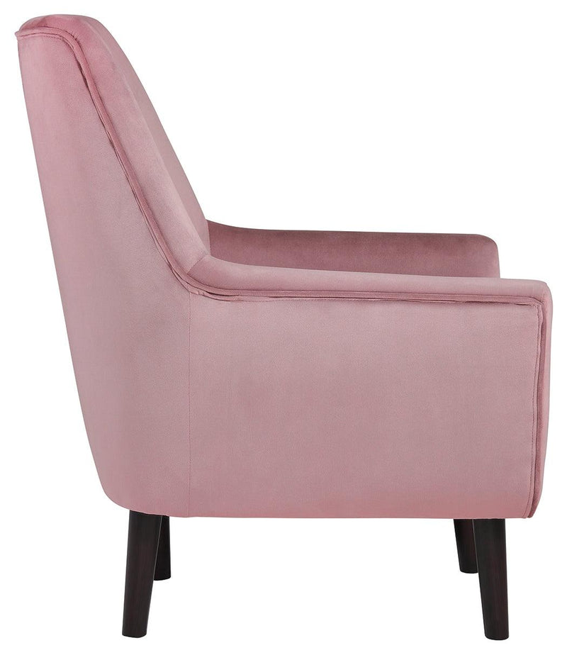 Zossen Pink Accent Chair - Ella Furniture