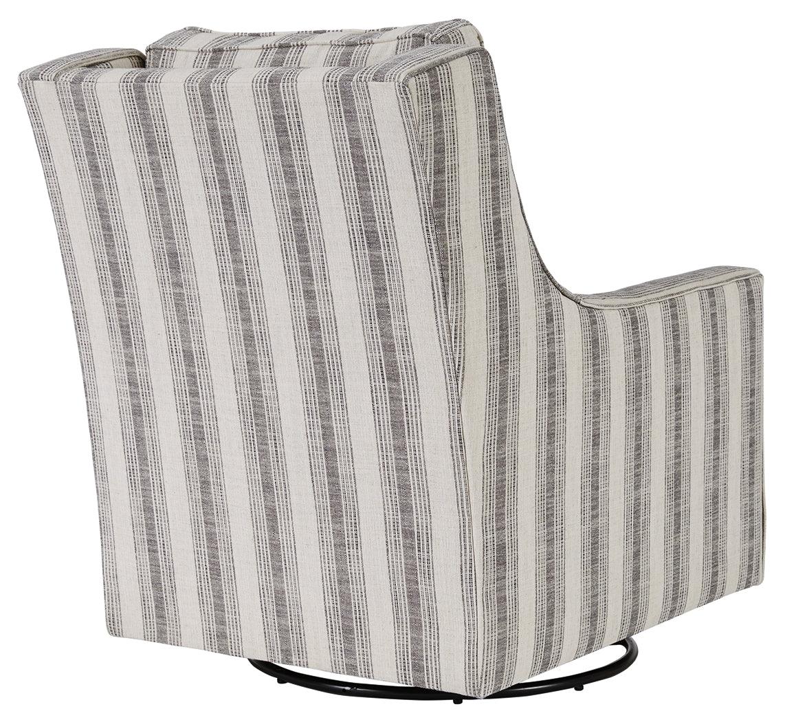 Kambria Ivory/black Accent Chair - Ella Furniture