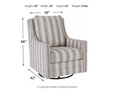 Kambria Ivory/black Accent Chair - Ella Furniture