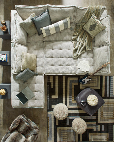 Bales Taupe Accent Chair - Ella Furniture