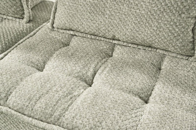 Bales Taupe 6-Piece Modular Seating - Ella Furniture