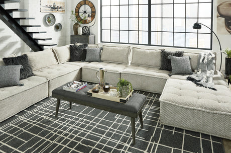 Bales Taupe Accent Chair - Ella Furniture