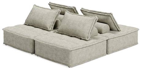 Bales Taupe 4-Piece Modular Seating - Ella Furniture