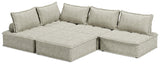 Bales Taupe 5-Piece Modular Seating - Ella Furniture