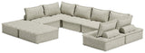 Bales Taupe 8-Piece Modular Seating - Ella Furniture