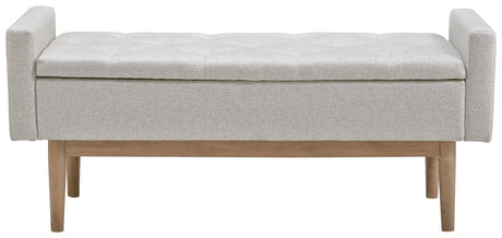 Briarson Beige/brown Storage Bench - Ella Furniture