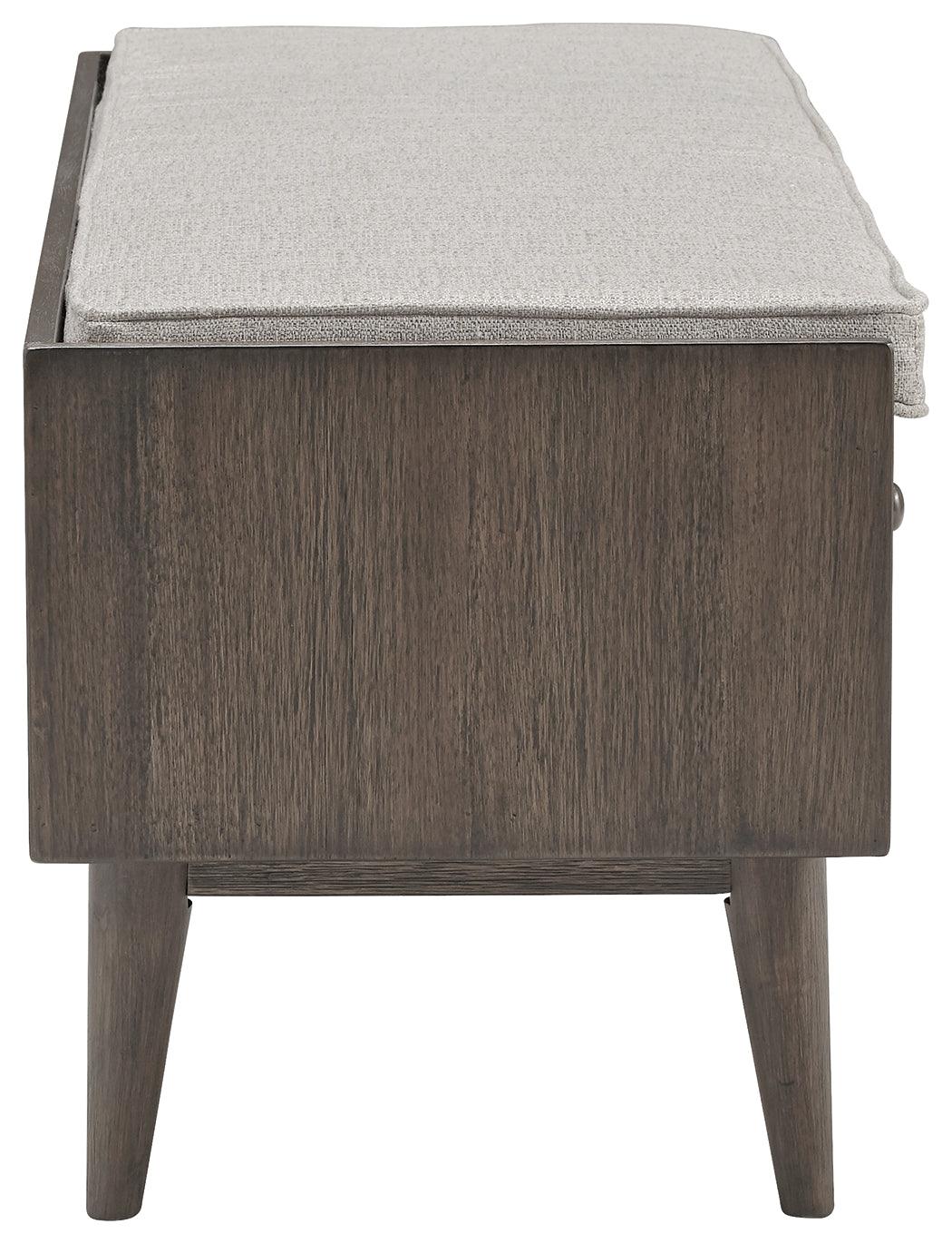 Chetfield Beige/brown Storage Bench - Ella Furniture