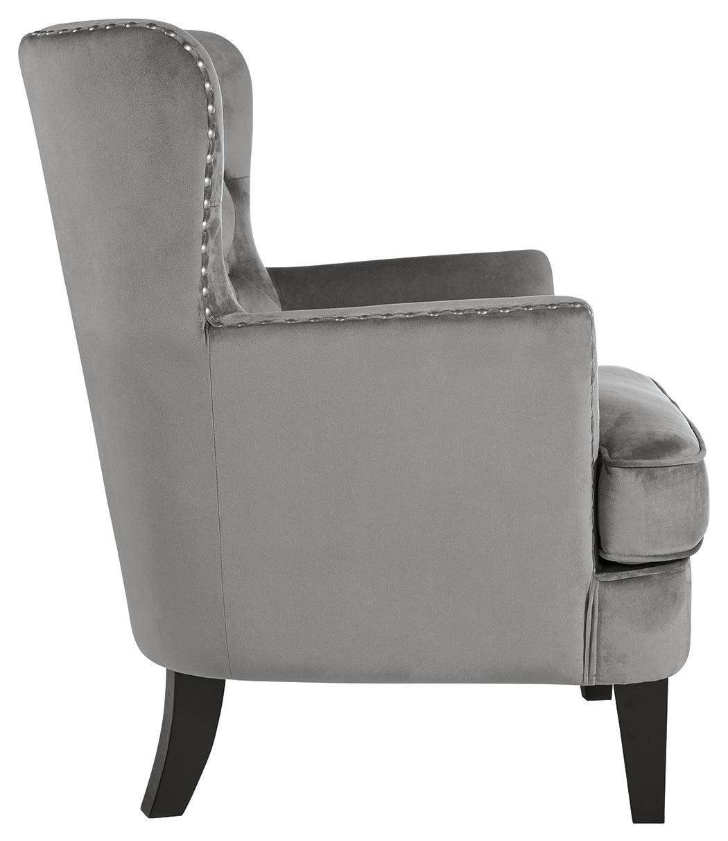 Romansque Gray Accent Chair - Ella Furniture