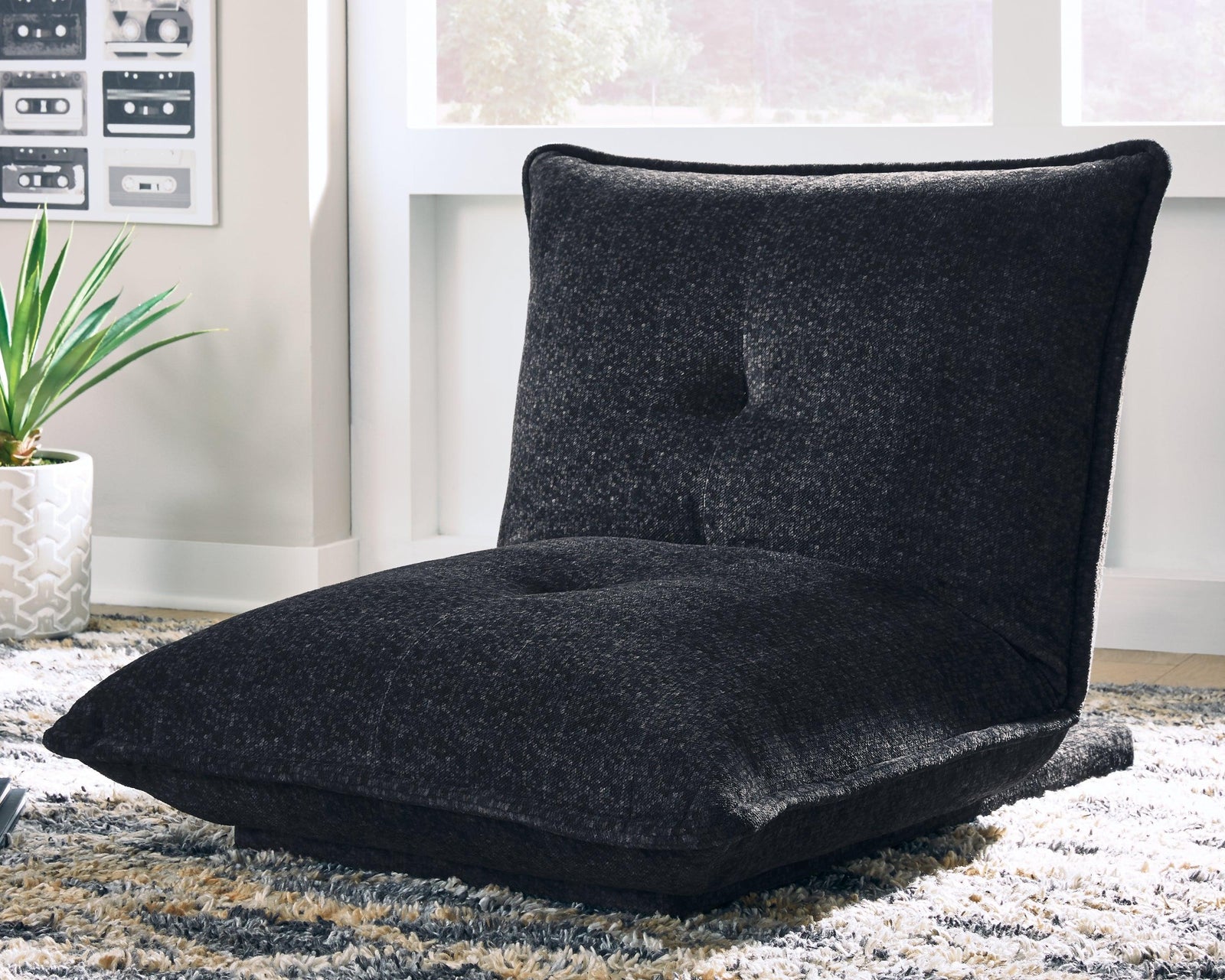 Baxford Charcoal Accent Chair - Ella Furniture