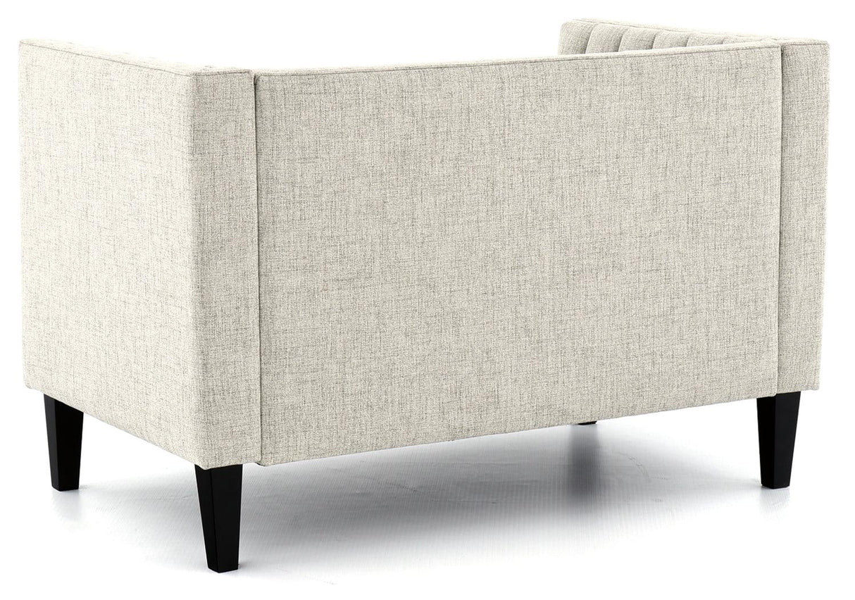 Jeanay Linen Accent Bench - Ella Furniture