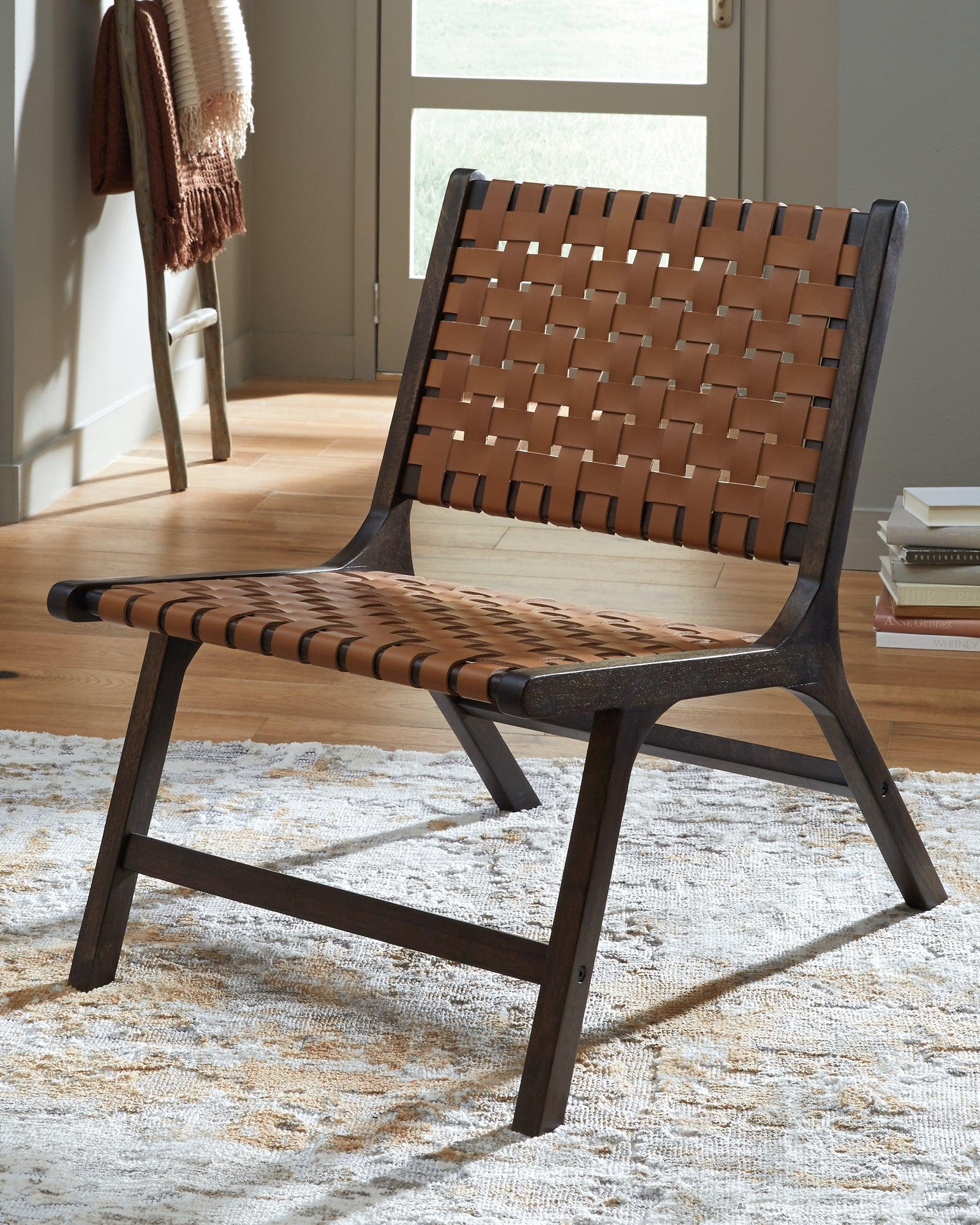 Fayme Camel Accent Chair - Ella Furniture