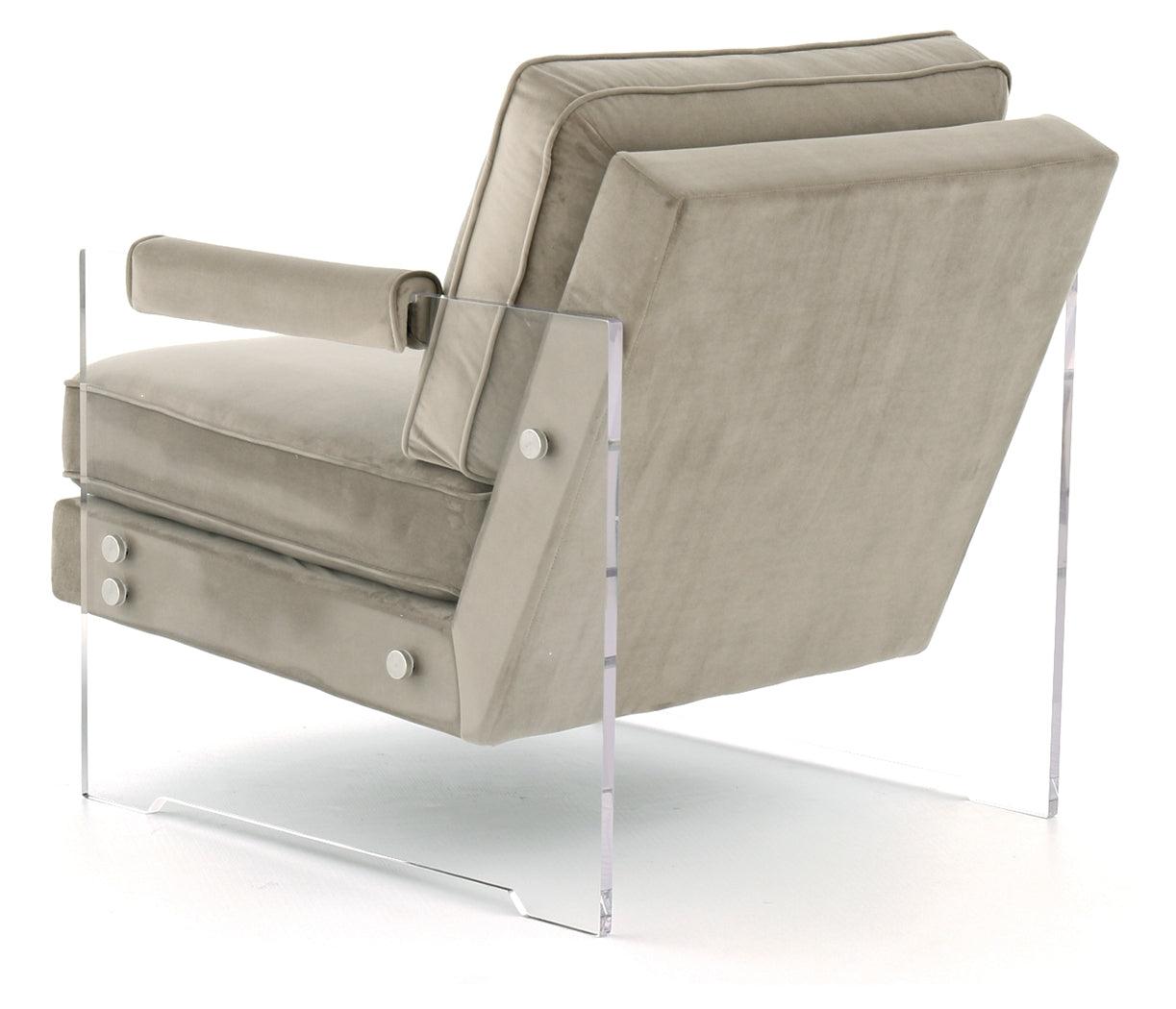 Avonley Taupe Accent Chair - Ella Furniture
