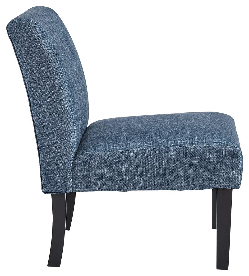 Hughleigh Navy Accent Chair - Ella Furniture