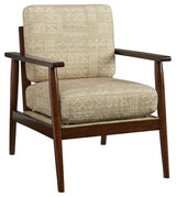 Bevyn Beige Accent Chair - Ella Furniture