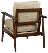 Bevyn Beige Accent Chair - Ella Furniture