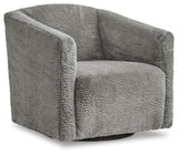 Bramner Charcoal Accent Chair - Ella Furniture