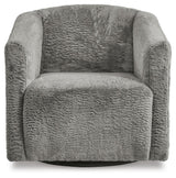 Bramner Charcoal Accent Chair - Ella Furniture