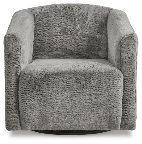 Bramner Charcoal Accent Chair - Ella Furniture