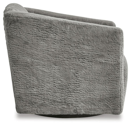 Bramner Charcoal Accent Chair - Ella Furniture