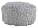 Galice Light Gray Oversized Accent Ottoman - Ella Furniture