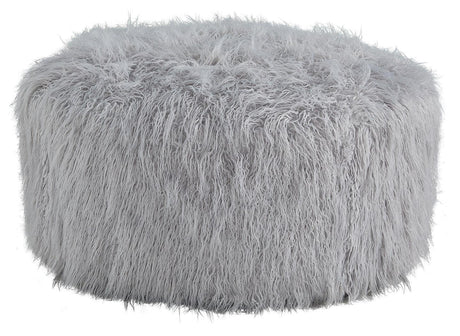 Galice Light Gray Oversized Accent Ottoman - Ella Furniture