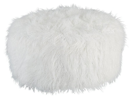 Galice White Oversized Accent Ottoman - Ella Furniture