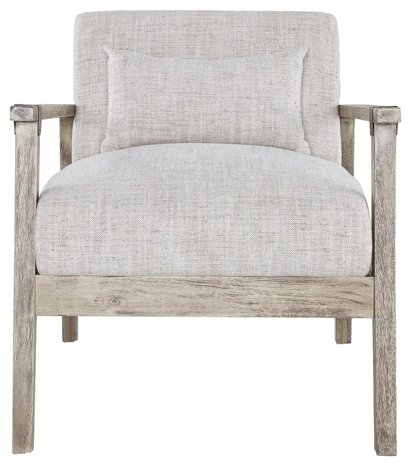 Dalenville Platinum Accent Chair - Ella Furniture