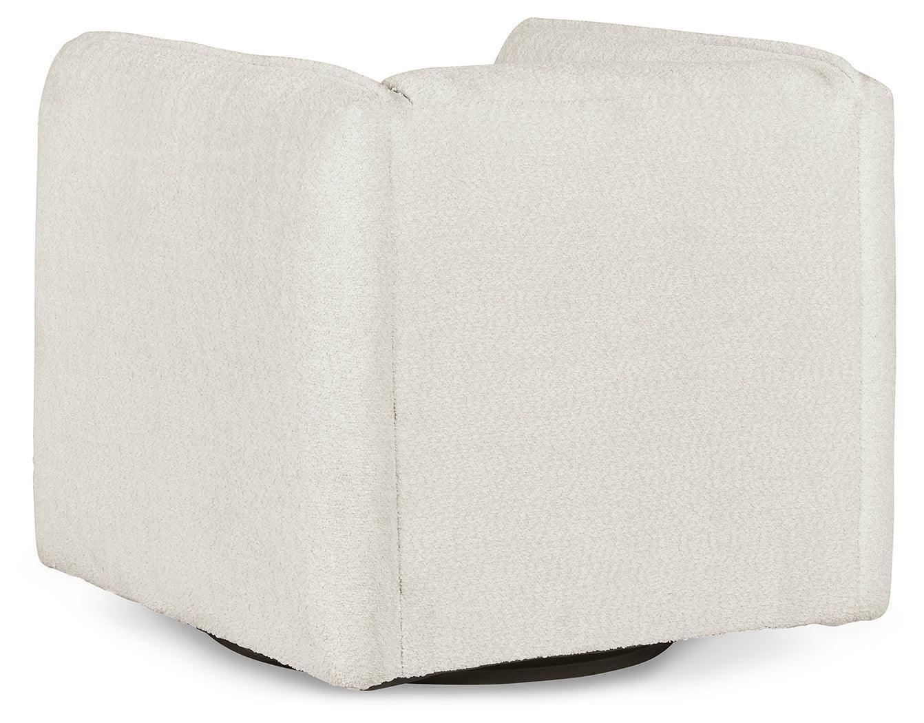 Lonoke Gray Swivel Accent Chair - Ella Furniture