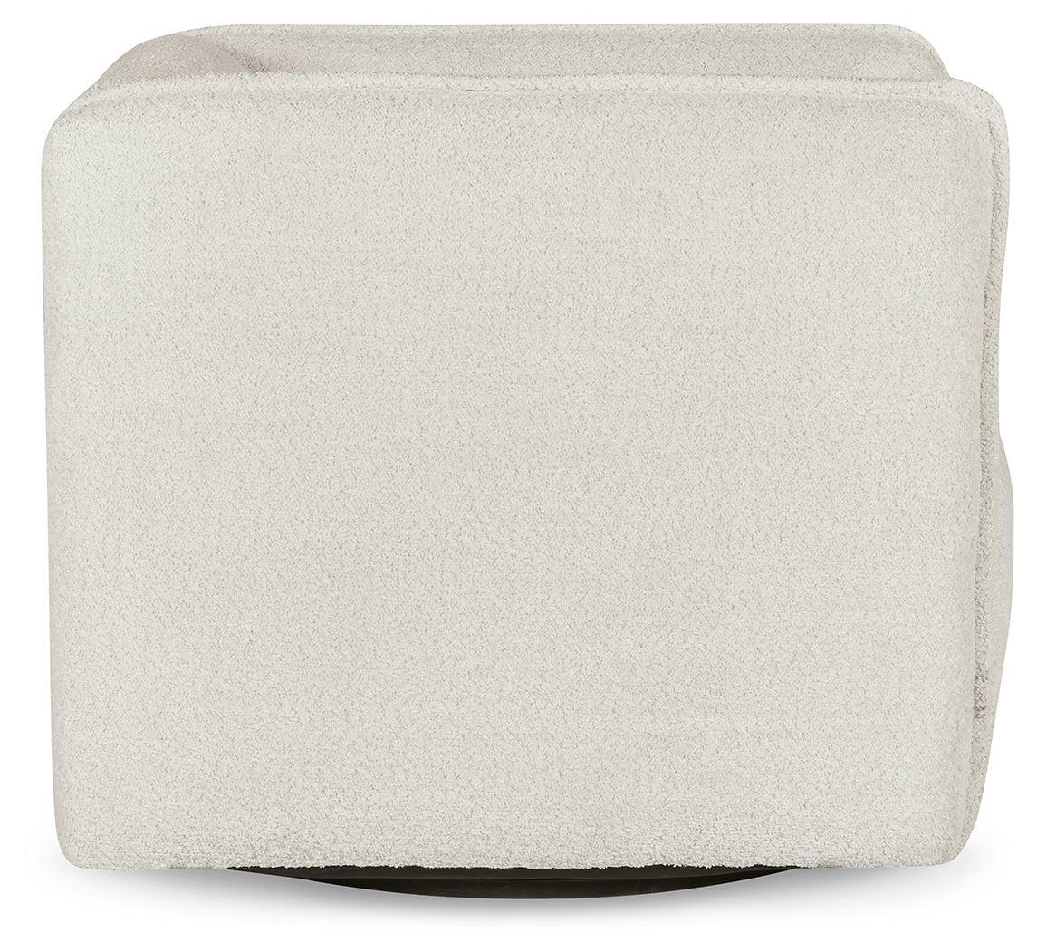 Lonoke Gray Swivel Accent Chair - Ella Furniture