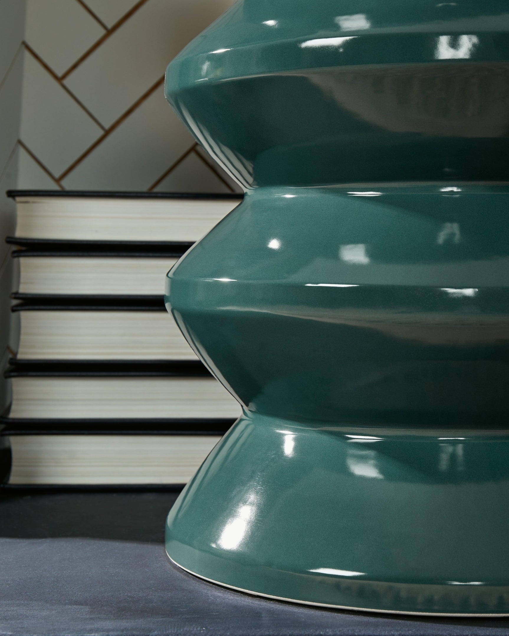 Lakiness Teal Stool - Ella Furniture