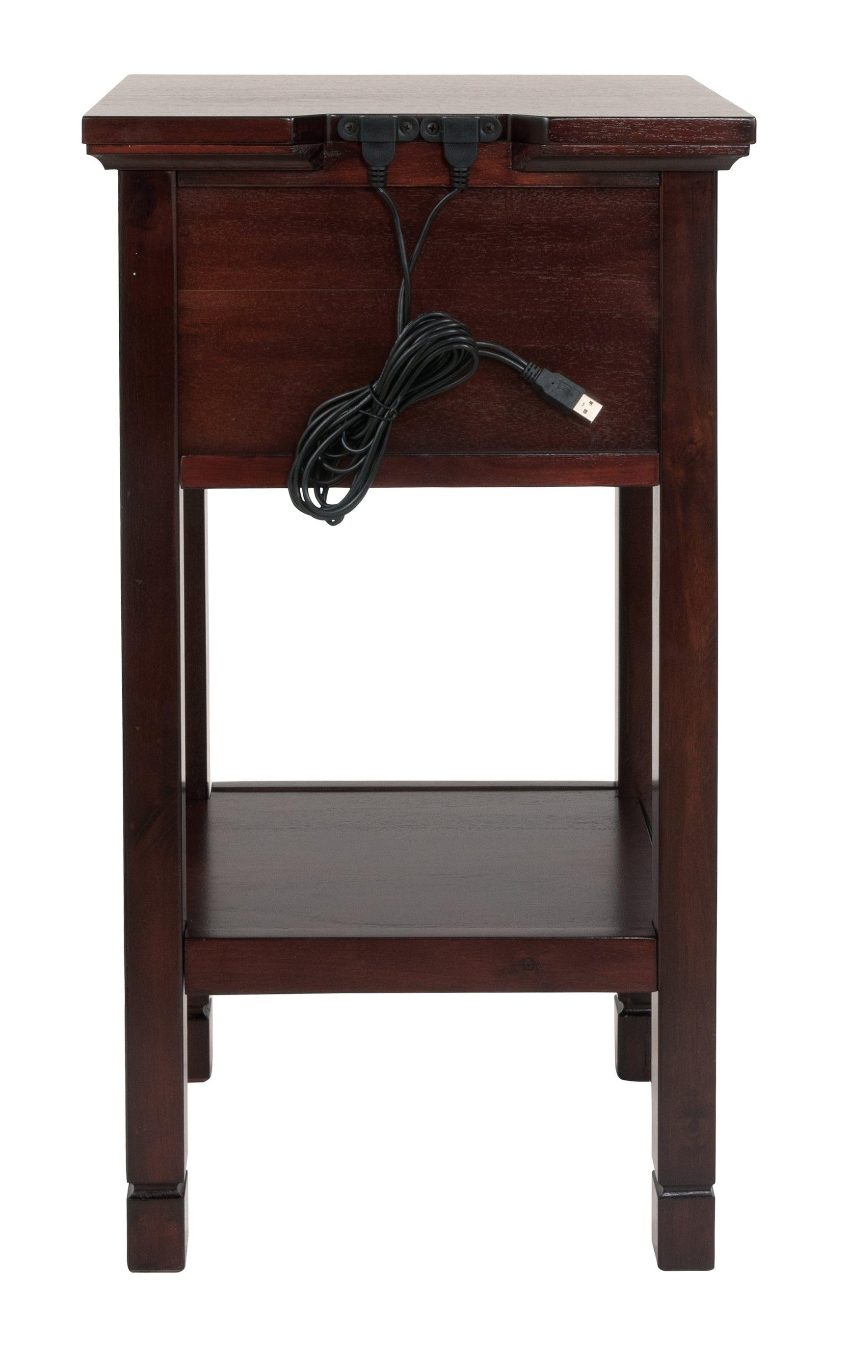 Marnville Reddish Brown Accent Table - Ella Furniture