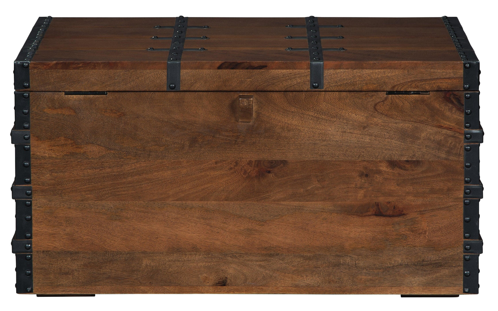 Kettleby Brown Storage Trunk - Ella Furniture