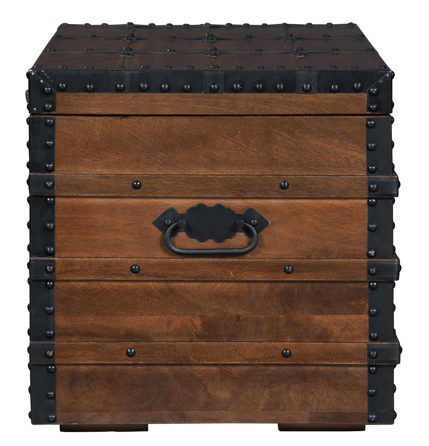 Kettleby Brown Storage Trunk - Ella Furniture