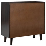 Ronlen Brown/silver Finish Accent Cabinet - Ella Furniture